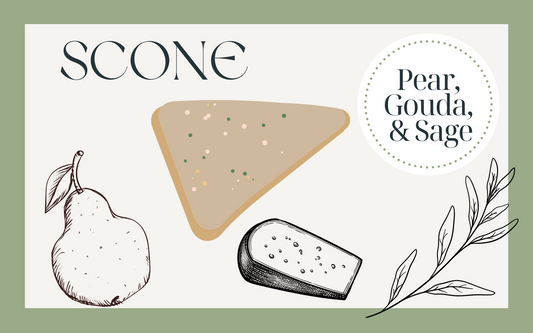 Pear, Gouda, & Sage Scone